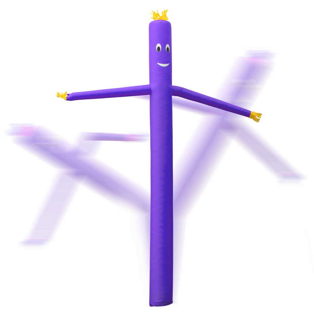 best light up purple flame air dancer inflatable
