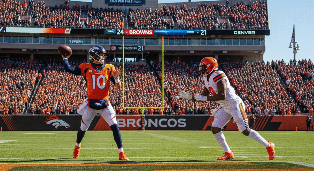 Cleveland Browns vs Denver Broncos match player stats