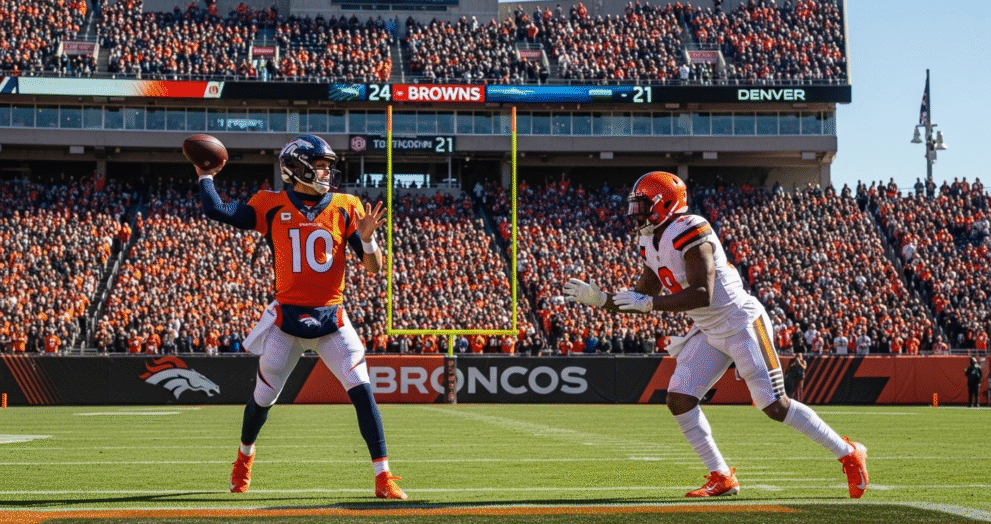 Cleveland Browns vs Denver Broncos match player stats