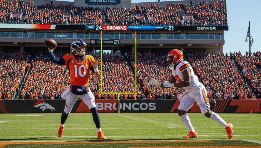 Cleveland Browns vs Denver Broncos match player stats